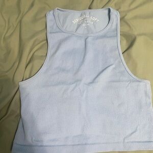 Aeropostale Sky Blue Seamless Tank